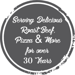 serving delicious roast beef, pizza & more